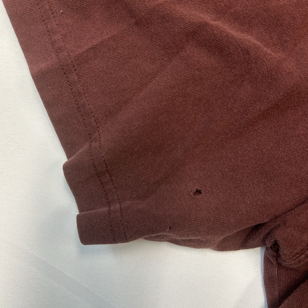 Carhartt Pocket Shirt Men XL Maroon Short Sleeve Sun Faded Thrashed Skate Grunge - Picture 12 of 16